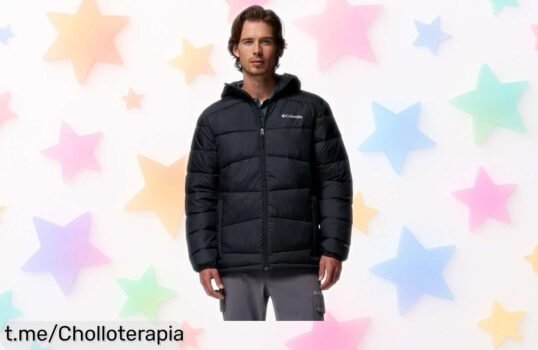 Chaqueta con capucha Columbia Fivemile Butte II rebajada a un precio de ganga que te protege del frío y la lluvia, con forro reflectante para mayor seguridad ¡No pierdas esta oportunidad única, quedan pocas unidades!