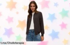 Chaqueta corta Vero Moda Vmcoco Bomber para mujer con cremallera y puños trendy a precio rebajado que no puede durar mucho, ¡no dejes escapar este super chollo exclusivo!