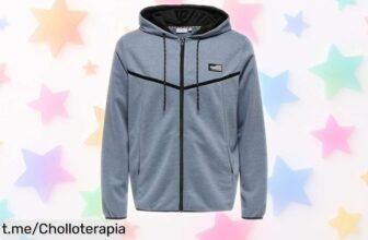 Chaqueta deportiva ONLY & SONS con capucha, estilo moderno y calidad danesa a precio rebajado. ¡No dejes pasar este super chollo y luce espectacular en tus planes!