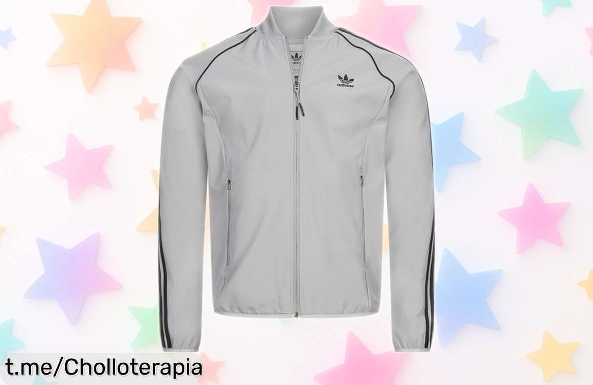 Chaqueta deportiva adidas Originals SST Bonded para hombre con caída de precio brutal diseño irresistible y calidad top si quieres un super chollo corre que vuelan las unidades ¡no la dejes escapar!