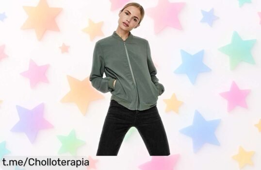 Chaqueta ligera VERO MODA para mujer, el complemento que tu outfit necesita ¡Precio rebajado de locura por tiempo limitado! No te pierdas este súper chollazo antes de que se agote.