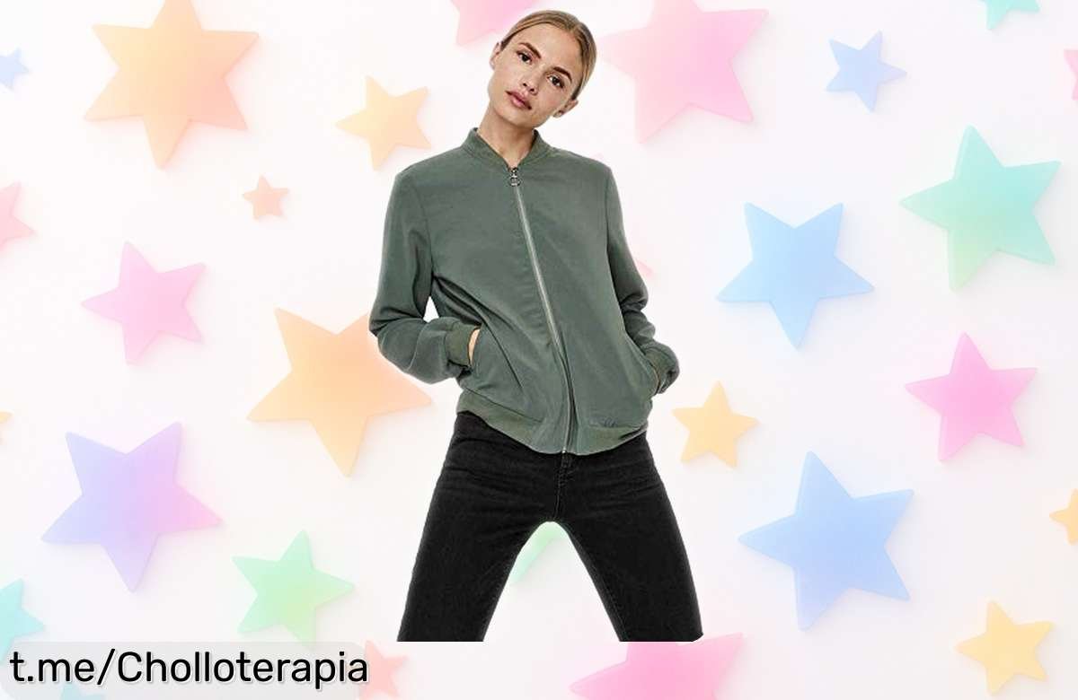 Chaqueta ligera VERO MODA para mujer, el complemento que tu outfit necesita ¡Precio rebajado de locura por tiempo limitado! No te pierdas este súper chollazo antes de que se agote.