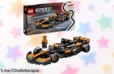 Coche de carreras Lego Speed Champions McLaren F1 MCL38 súper realista con minifigura a precio rebajado chollazo para los fans de la velocidad ¡No pierdas esta oferta única que está volando!