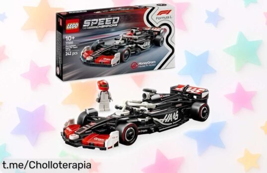 Coche de carreras MoneyGram Haas F1 Team 2024 LEGO súper detallado y listo para la acción con mini piloto, precio rebajado solo por tiempo limitado ¡no pierdas este ofertón que vuela!