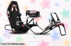 Cockpit simulador Next Level Racing FGT Lite fácil de ajustar y plegable con precio rebajado imperdible para armar tu setup gaming rápido y sin complicaciones ¡aprovecha este ofertón antes que desaparezca!