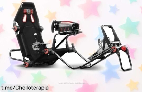 Cockpit simulador Next Level Racing FGT Lite fácil de ajustar y plegable con precio rebajado imperdible para armar tu setup gaming rápido y sin complicaciones ¡aprovecha este ofertón antes que desaparezca!