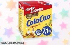 Colacao original en formato ahorro de 7,1 kg con cacao natural y esos grumitos increíbles precio rebajado que no dura para siempre ¡date prisa antes de que se acabe este ofertón único!