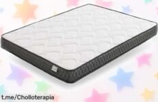 Colchón Viscosoft 80x200 RelaxDream con ventilación Air Fresh, rebaja brutal para que tu espalda sueñe en grande ¡Aprovecha este super chollo y duerme mejor ya!