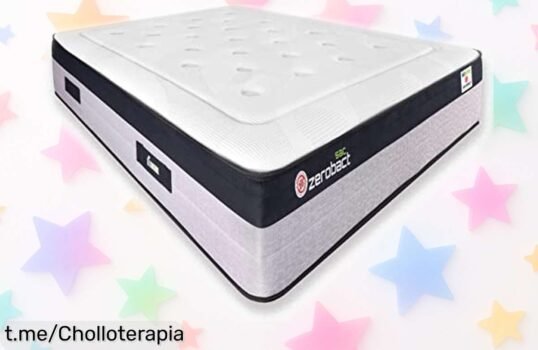Colchón viscoelástico Matnature Zerobact en oferta: firmeza y protección antibacteriana a un precio que se va volando; tu descanso renovado te espera, ¡no dejes escapar esta oportunidad!