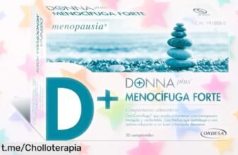 Complemento menopausia Dona Plus Menocífuga Forte con melisa y vitaminas para decir adiós a los sofocos, fortalecer huesos y subir energía ¡precio rebajado solo hasta agotar existencias, un ofertón que no puedes dejar pasar!
