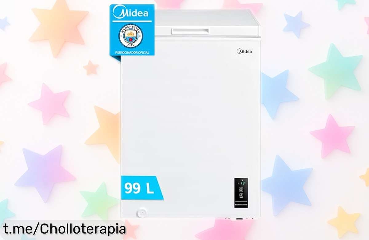 Congelador pequeño MIDEA Arcon 99L con motor inverter y súper enfriamiento a un precio rebajado, espacio y frescura para tu hogar ¡No dejes escapar esta oferta limitada!