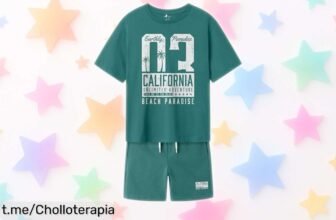 Conjunto deportivo para niños Top Set de diseño moderno y colores vibrantes, ¡precio rebajado por tiempo limitado! Aprovecha este super chollo antes de que se agote y viste a tus peques con estilo.
