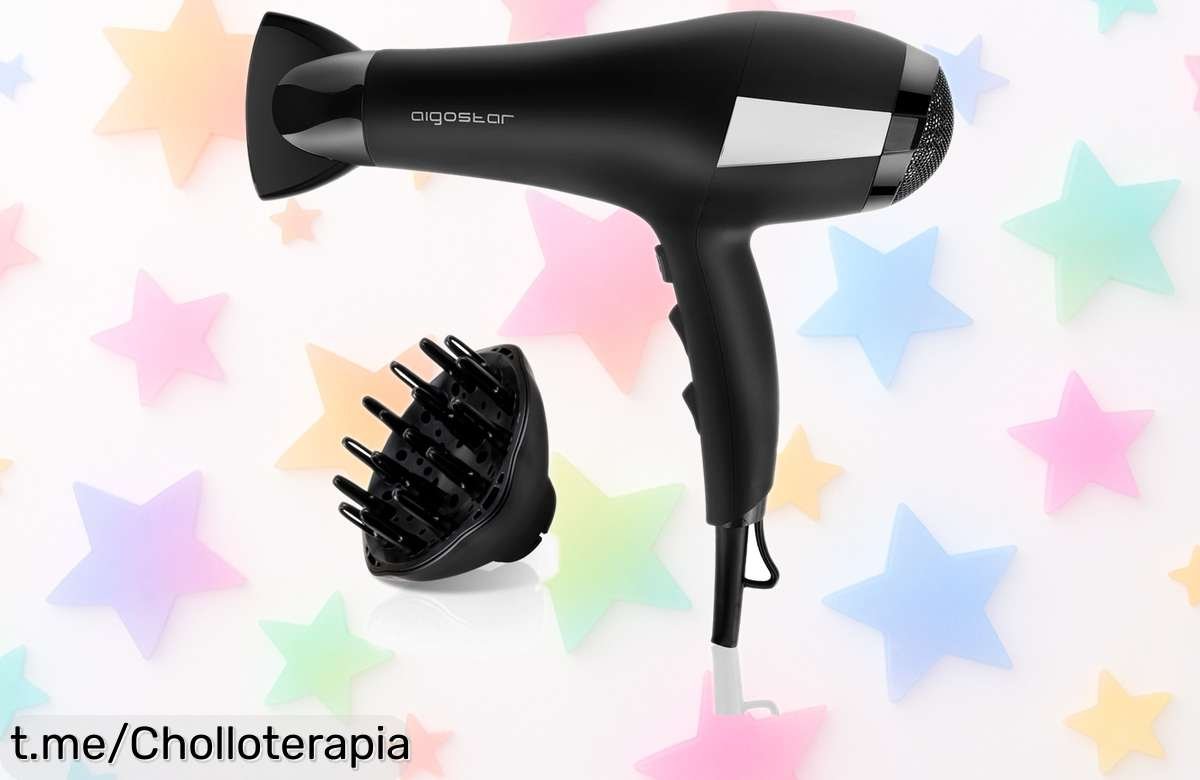 Consigue ya el secador de pelo profesional AIGOSTAR 2400W ¡rebajado a un precio loca! Con 2 velocidades y 3 temperaturas para que presumas de peinado. Renueva tu look antes que se acaben las unidades disponibles, no te lo pienses más y aprovecha esta oferta limitada.