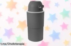 Contenedor de pañales Chicco con control total de olores, ¡rebajado a un precio que no puedes dejar escapar! Di adiós a los malos olores y haz tu vida más fácil ahora mismo.