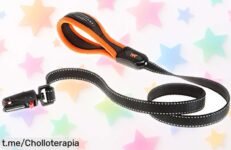 Correa para perro Ergofluo Matic con mosquetón magnético, ¡super chollo a precio rebajado! Haz que tu mejor amigo disfrute los paseos sin preocupaciones, corre antes de que vuelen las unidades.