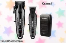 Cortapelos Kemei KM2290 y KM2293 con afeitadora incluida precio rebajado chollazo profesional para un estilo impecable ¡hazlo tuyo ya que duran pocas unidades!
