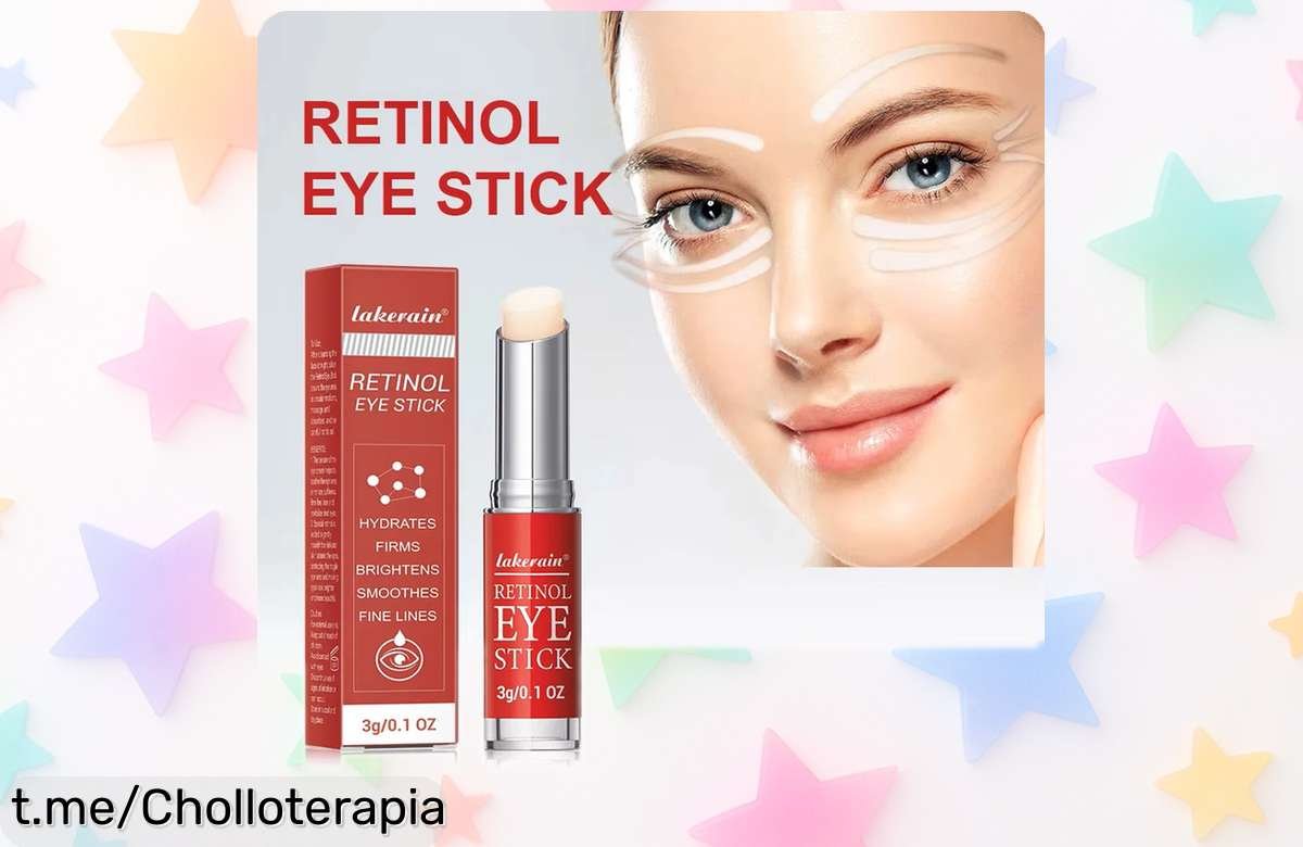 Crema de ojos con retinol que aclara ojeras y reafirma la piel al instante, ¡no te pierdas esta ganga a precio loco! Solo por tiempo limitado, asegura tu piel fresca y radiante antes de que desaparezca este super chollo.