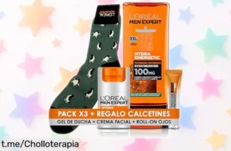 Crema hidratante y rollon L'Oréal Men Expert con gel de ducha, súper chollo antifatiga para que digas adiós a las bolsas ¡Aprovecha este precio rebajado antes de que se agote!