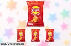 Crujientes patatas Lay’S al punto de sal en pack de 4 a precio rebajado: disfruta momentos deliciosos y únicos con tus seres queridos, ¡no pierdas este super chollo!