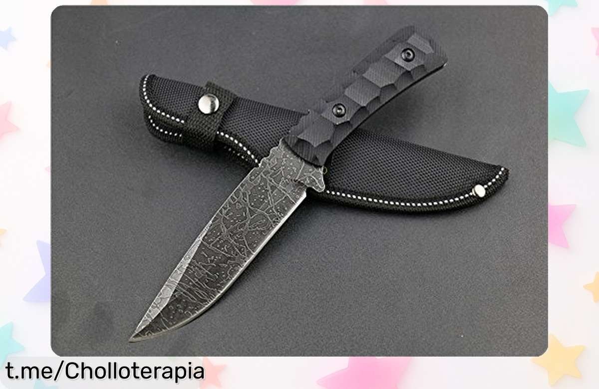 Cuchillo plegable FARDEER K608, el compañero perfecto para tus aventuras al aire libre. ¡Aprovecha este precio rebajado y disfruta de su resistencia! No pierdas la oportunidad: solo por tiempo limitado, te aseguras un producto súper fiable. ¡Hazte con él antes de que se agote!