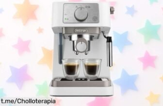 Deliciosa cafetera espresso De'Longhi Stilosa EC260, diseñada para que prepares cafés de bar sin salir de casa y a un precio rebajado que no se repetirá. ¡No te quedes sin la tuya, siente la energía en cada sorbo antes de que se agote!
