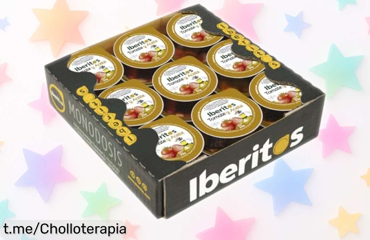 Deliciosas monodosis de tomate y aceite Iberitos para desayunos irresistibles, ¡ahora a precio rebajado! Aprovecha este chollo antes que se acabe.