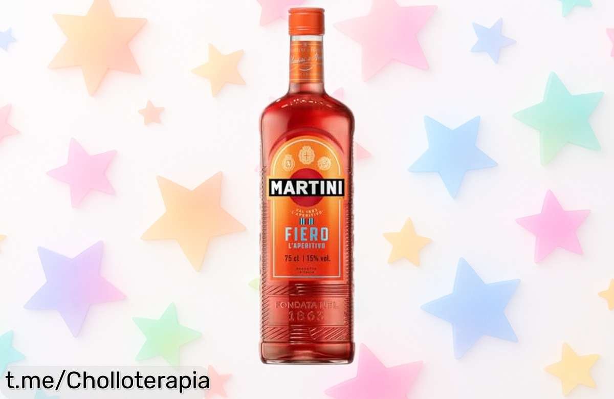 Delicioso aperitivo Martini Fiero con infusión artesanal de naranja precio rebajado para que disfrutes un sabor único no lo pienses más porque esta oferta vuela y se acaba pronto ¡corre a por él ya!