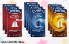Delicioso pack de degustación con 100 cápsulas de café Borbone, ¡rebajado y disponible solo por poco tiempo! Despierta tu pasión por el espresso ahora mismo.