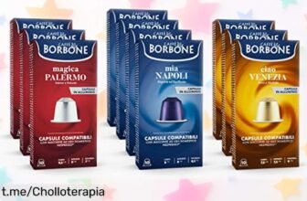 Delicioso pack de degustación con 100 cápsulas de café Borbone, ¡rebajado y disponible solo por poco tiempo! Despierta tu pasión por el espresso ahora mismo.