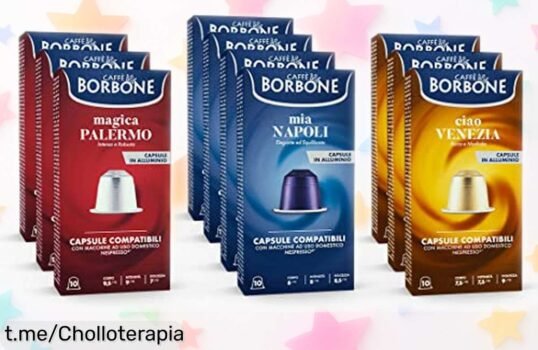 Delicioso pack de degustación con 100 cápsulas de café Borbone, ¡rebajado y disponible solo por poco tiempo! Despierta tu pasión por el espresso ahora mismo.