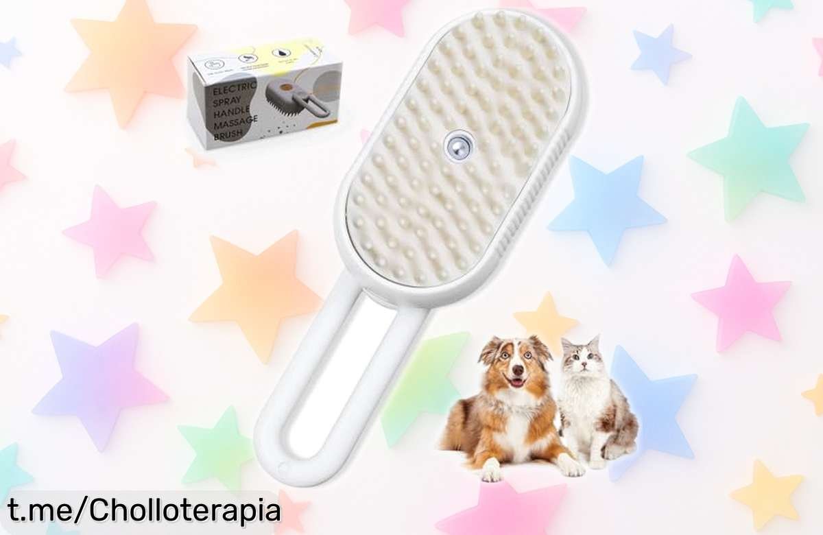 Descubre el increíble cepillo de vapor ZITUZY 3 en 1 que hará feliz a tu gato y quitará pelos y enredos como un experto. ¡Aprovecha este precio rebajado por tiempo limitado antes de que se acabe este super chollo!