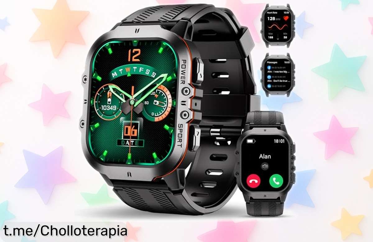 Descubre el increíble reloj inteligente Oukitel para hombre, super resistente y sumergible. ¡Con más de 120 modos deportivos y llamadas Bluetooth a un precio loco que no puedes dejar pasar! Aprovecha este ofertón antes de que se agoten, corre ya o te quedarás sin él.