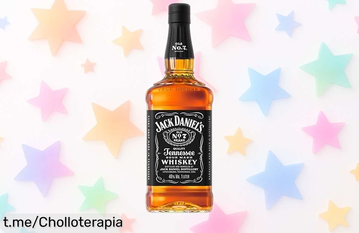 Descubre el intenso sabor del whiskey Tennessee Jack Daniel’s Old No 7 a un precio rebajado; una joya que no querrás dejar escapar para disfrutar cada trago como nunca.