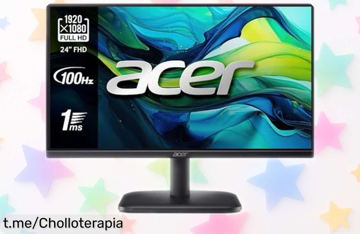 Descubre el monitor de 23,8” Acer EK241Y Full HD con pantallas ultra rápidas y diseño moderno a un precio rebajado increíble; ¡hazlo tuyo y renueva tu espacio ya!