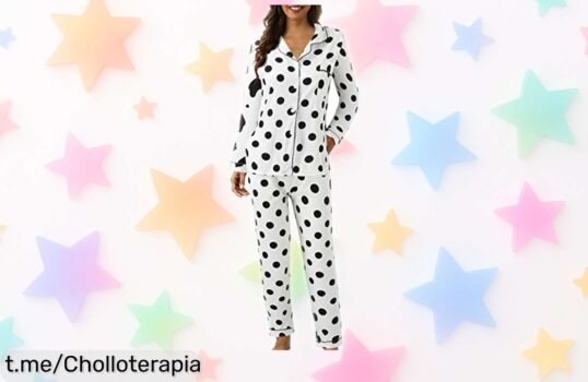 Descubre el pijama de algodón Lggwunsi, suave y calentito para mujer; descuento brutal por tiempo limitado. ¡No te lo pierdas y siente la felicidad cada noche!