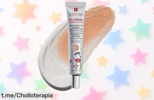 Descubre la crema CC Erborian con Centella Asiática que transforma tu piel: ¡protege, rejuvenece e ilumina todo en uno! Aprovecha este super chollo a un precio rebajado antes de que se acabe. No esperes más y dale a tu rostro el cuidado que merece hoy mismo.