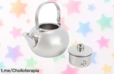 Descubre la increíble tetera de acero inoxidable Joyzan a un precio rebajado: ¡filtra tu té favorito y disfruta de momentos únicos con cada sorbo! No dejes escapar esta joya, las unidades son limitadas y se van volando. Aprovecha ya este chollo antes que otros lo hagan por ti.