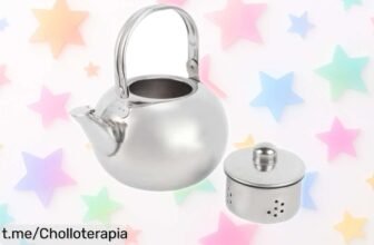 Descubre la increíble tetera de acero inoxidable Joyzan a un precio rebajado: ¡filtra tu té favorito y disfruta de momentos únicos con cada sorbo! No dejes escapar esta joya, las unidades son limitadas y se van volando. Aprovecha ya este chollo antes que otros lo hagan por ti.