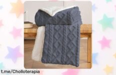 Descubre la manta sofá de borrego Homesol, ¡súper suave y calentita! Aprovecha esta caída de precio brutal antes que se acabe el ofertón limitado. No te quedes sin tu dosis de calidez para el invierno: ¡date prisa y llévatela ya!