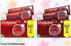 Descubre la pasta de dientes Colgate Max White One, ¡oferta brutal para eliminar manchas en solo una semana! Disfruta del poder clínico y efectivo de este chollo. No pierdas tiempo, que este descuentazo vuela. El pack perfecto para sacar tu mejor sonrisa ya está aquí, ¡aprovéchalo ahora mismo!