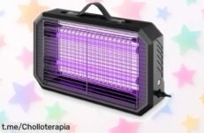 Deshazte de los mosquitos YA: Lámpara antimosquitos eléctrica Loowoko súper silenciosa y fácil de limpiar, ¡ofertón para que disfrutes tus noches sin picaduras!