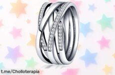 Deslumbrante anillo de flecha de Cupido en plata 925, una joya única para regalar sonrisas ¡aprovéchalo ya con este precio increíble y haz brillar momentos especiales!