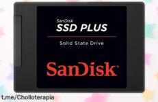 Disco SSD SanDisk Plus 2TB con velocidad brutal para volar en tus tareas ¡Precio rebajado que no dura, llévate este super chollo antes de que se acabe!