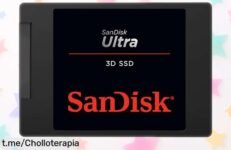 Disco SSD SanDisk Ultra 500 GB rápido y resistente a precio rebajado con velocidad hasta 560 MB-s no esperes más para darle un empujón brutal a tu PC aprovecha este súper chollo que se escapa ya mismo