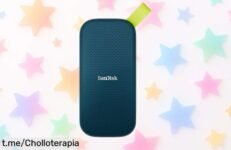 Disco SSD portátil SanDisk 2 TB súper rápido y resistente con gancho, ahora a un precio muy bajo con una rebaja brutal que no durará para siempre ¡corre que vuelan!