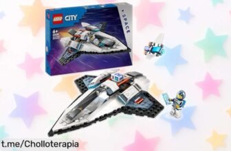 Divertida nave espacial LEGO City con dron y astronauta a un precio loco de rebajas, ¡diversión cósmica para peques! Aprovecha este super chollo galáctico con guía digital interactiva. ¡No te quedes sin el tuyo antes de que se agote!
