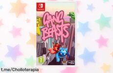 Divertido juego de peleas Gang Beasts para Switch con física locura y multijugador. ¡Aprovecha esta oferta limitada antes que se acabe y ríe sin parar con tus amigos!