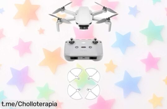 Dron mini DJI Mini con cámara 4K ultra nítida y súper estable, batería bestia para horas de vuelo a más de 4000 m; caída de precio brutal que vuela rápido, ¡date prisa que no durará mucho!