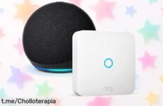 Echo Dot 5ª generación más Ring Intercom Amazon con sonido potente y control móvil a precio rebajado imperdible ¡corre que vuelan!