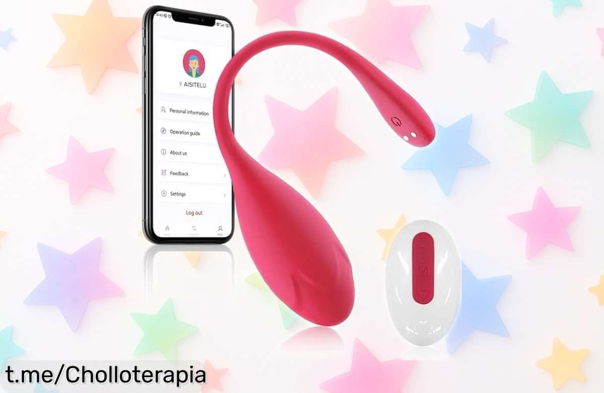 Ejercitador de suelo pélvico rojo con app y control remoto, ¡aprovecha este súper chollo rebajado que te hará sentir segura y fuerte desde casa!